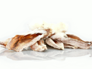 Kuivatut jäniksen korvat karvalla